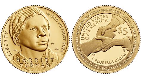 US Mint releases coins honoring Harriet Tubman