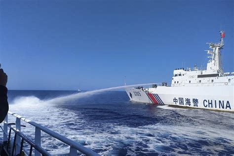 US and Philippines condemn the Chinese coast guard’s water cannon blasts on fisheries vessels
