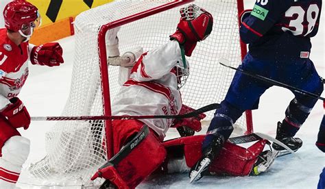 US beats Denmark 3-0 for 5th straight win at ice hockey worlds