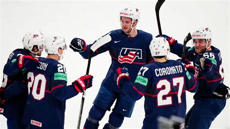 US beats Sweden in OT at ice hockey worlds, Canada defeats Czech Republic