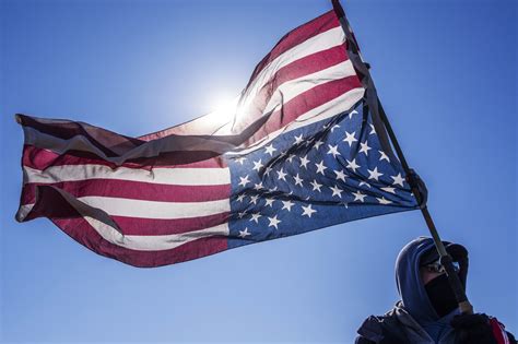 US flag upside down