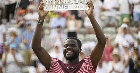 US has 2 men’s tennis players in top 10 after Tiafoe beats Struff for 1st grass title