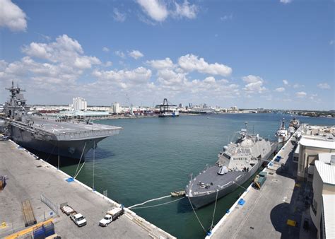 US military ships dock at Port Everglades as Fleet Week kicks off in Broward