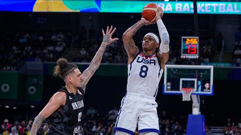US shakes off slow start and tops New Zealand 99-72 in Basketball World Cup opener