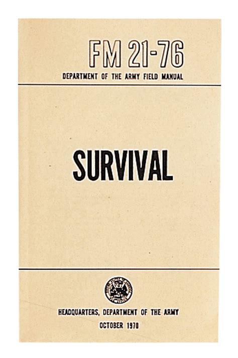 Read Online Us Army Survival Manual Fm 2176 Survival Evasion And Recovery By Us Department Of Defense