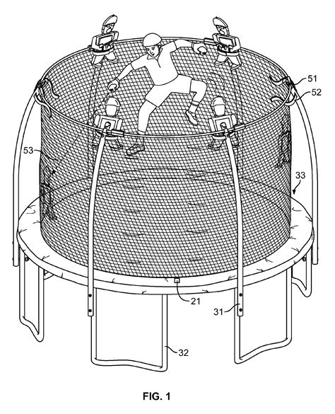 US2858551A - Trampoline - Google Patents