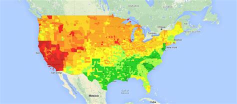 USA and Local National Gas Station Price Heat Map