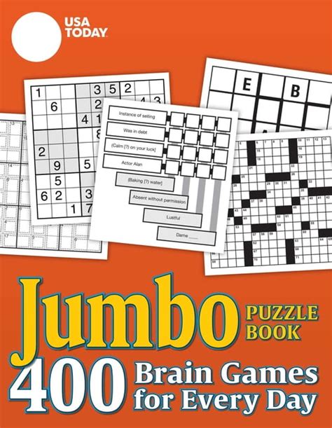 Full Download Usa Today Jumbo Puzzle Book 400 Brain Games For Every Day By Usa Today