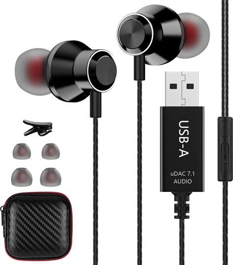 USB Headset with Microphone for PC, 8.2 FT Long Cord Computer - balustradellc