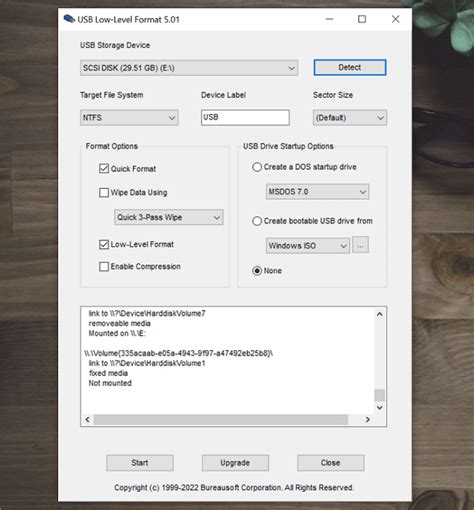 USB Low-Level Format 