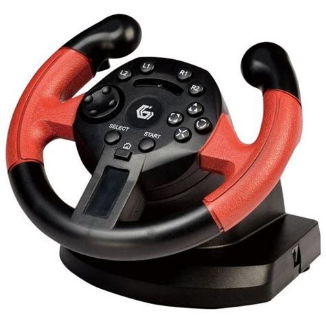 USB vibrating racing wheel (PC/PS3) (STR-UV-01) - Gembird