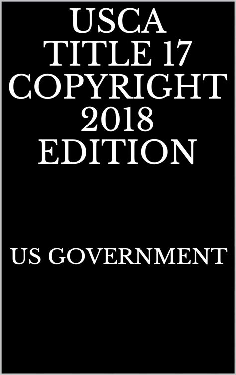Full Download Usca Title 17 Copyright 2018 Edition By Us Government