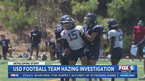 USD investigates alleged hazing involving football team