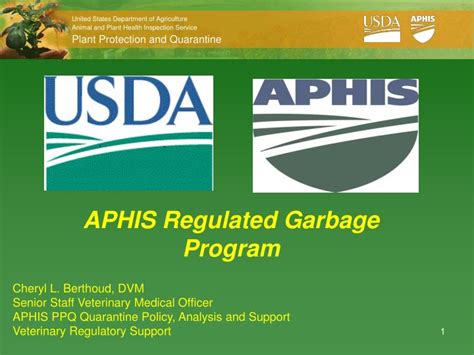 USDA APHIS Policy Change to Increase Regulated Garbage …