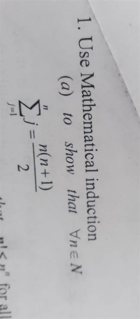 Use mathematical induction to show that 1 + 2 + ... + 2^n = 2 ... - Filo - wintechmobiles.com