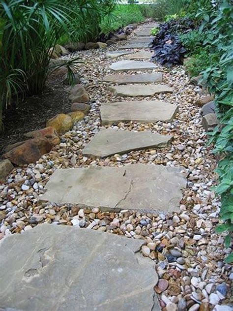Use Natural Stone for Garden Paths Easy DIY - balustradellc