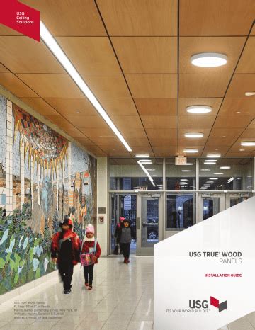 USG True Wood Panels Installation Guide (English) - IC561 - balustradellc