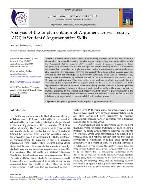 Using Argument-Driven Inquiry (ADI) with HHMI ... - BioInteractive - balustradellc