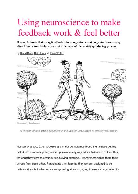Using Neuroscience To Make Feedback Work & Feel … - balustradellc