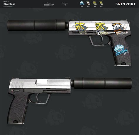 USP-S Stainless (Factory New) - SteamAnalyst.com