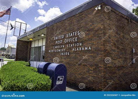 USPS Office in Montgomery, AL Editorial Image Image of building