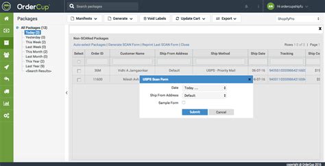 USPS Scan Form Customer Support Portal