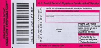 USPS Signature Confirmation™, Postal Service Tracking (2026)