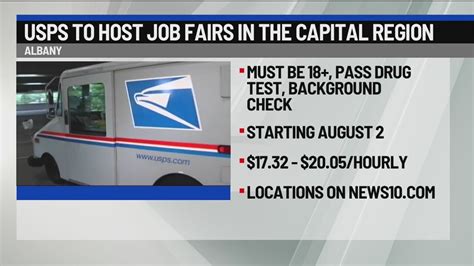 USPS to host job fairs in the Capital Region
