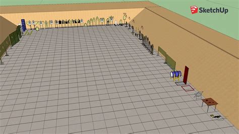 USPSA Stage Design Template 3D Warehouse