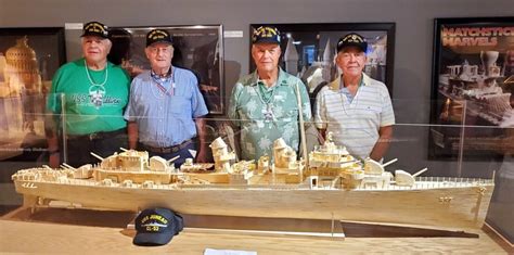 USS The Sullivans visit Gladbrook’s Matchstick Marvels