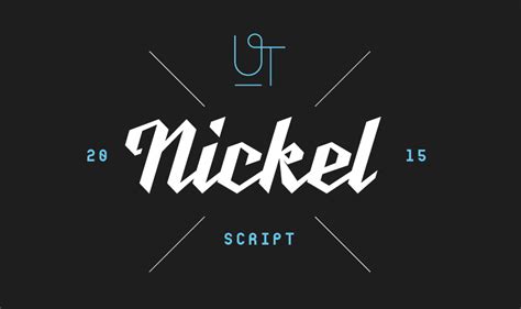 UT Nickel script on Behance