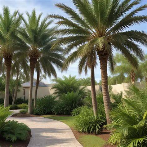 Utilizing palms to create visual interest and focal points in the landscape - raincitystudios.com