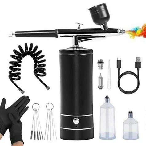 UTYUTY Airbrush Kit with Air Compressor,Portable 27PSI 7 Pressure ... - balustradellc