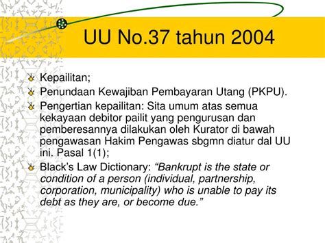 UU No. 37 Tahun 2004 - JDIH BPK RI - balustradellc