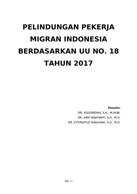 UU_NO_18_2017 - Dinas Tenaga Kerja & Transmigrasi Provinsi Nusa ... - balustradellc