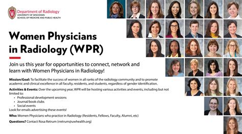 UW Department of Radiology Women Physicians in Radiology ... - UW–Madison