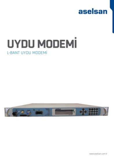 UYDU MODEMI Aselsan. 