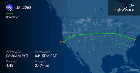 Flight status, tracking, and historical data for United 2