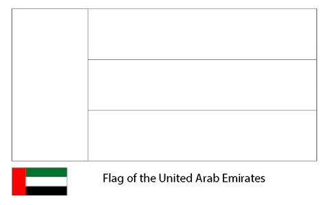 Uae Flag Coloring