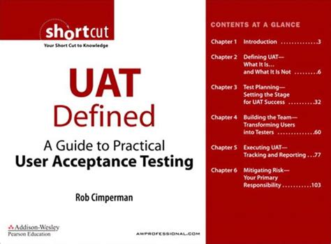 Uat defined a guide to practical user acceptance testing digital short cut rob cimperman. - Yamaha inverter generator ef1000is complete service manual.