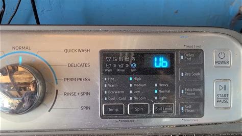 Ub code samsung washer. The samsung washer ub code display indicates that your washer is unbalanced or has an unbalanced load which prevents the drum from spinning properly. … 