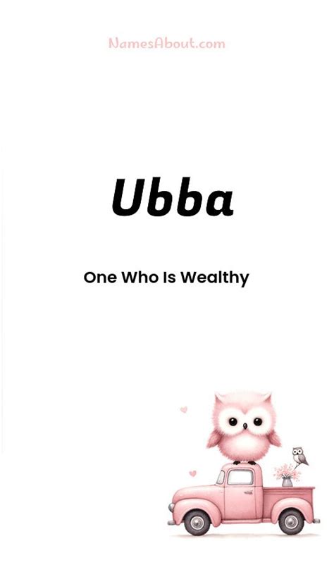 Ubba name meaning