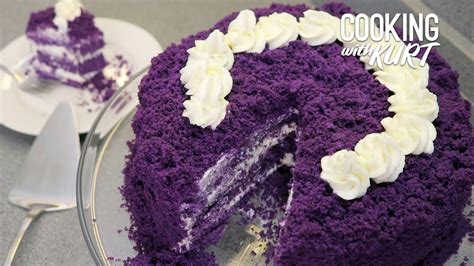 Ube-Macapuno Cake