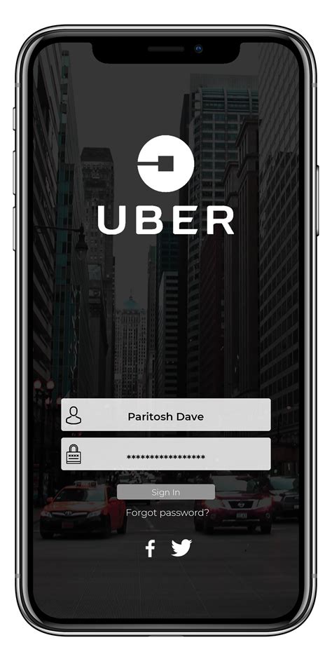 Uber Login Screen: Uber Login Screen In React Native - YouTube image 1