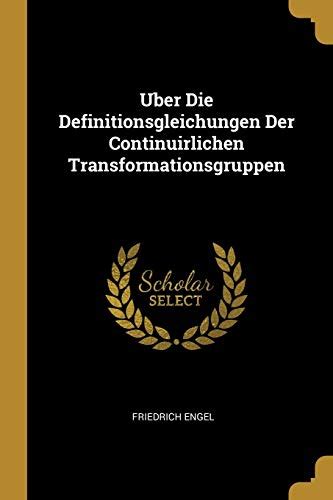 Uber die definitionsgleichungen der continuirlichen transformationsgruppen. - Alfa romeo 75 milano v6 service repair manual download.