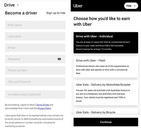 Uber driver application form.  Here are the step-by-step instructions to...