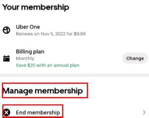 Uber one membership support.  How can I manage my Uber One subscriptio...
