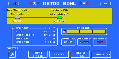 Retro Bowl is a Sports game developed by New Star Games Ltd. BlueStacks app player is the best platform to play this Android game on your PC or Mac for an immersive gaming experience. To all the armchair quarterbacks out there, Retro Bowl is your chance to make your case. Simple roster management, such as press duties and ….