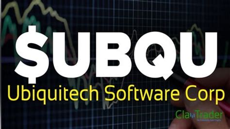 Complete Ubiquitech Software Corp. stock information by Barron's. View real-time UBQU stock price and news, along with industry-best analysis. . 