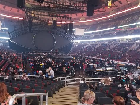 UBS Arena. Twenty One Pilots tour: The Icy Tour. This is the third row that was actually available to the public. The first 6 rows are reserved for UBS Arena members or some shit idk. Those first 6 rows aren’t separated at all from the rest of section 116 but this was still a very good seat. 116..